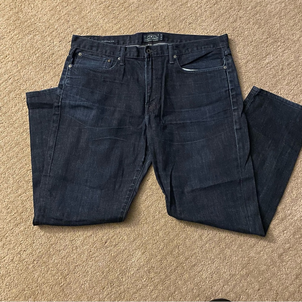 Men's Lucky Jeans 38 X 32 - Style 121 Heritage Slim